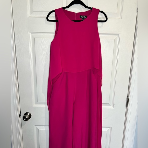 Tahari ASL Women's Sleeveless Fly Away Jumpsuit - Pink - Size 4 - Picture 1 of 12